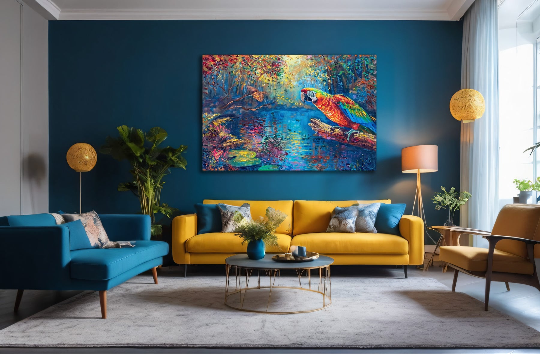 Parrot Canvas Art