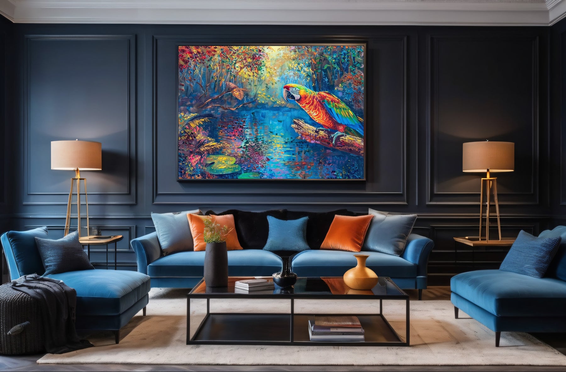 Parrot Canvas Art