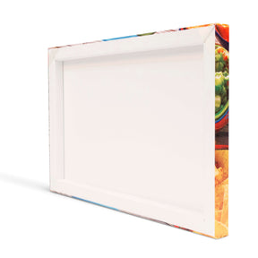 Signerad Med With Floral Seal Canvas Art